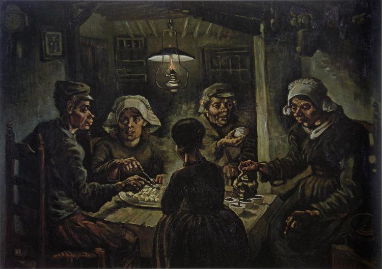 The Potato Eaters by VIncent Van Gogh