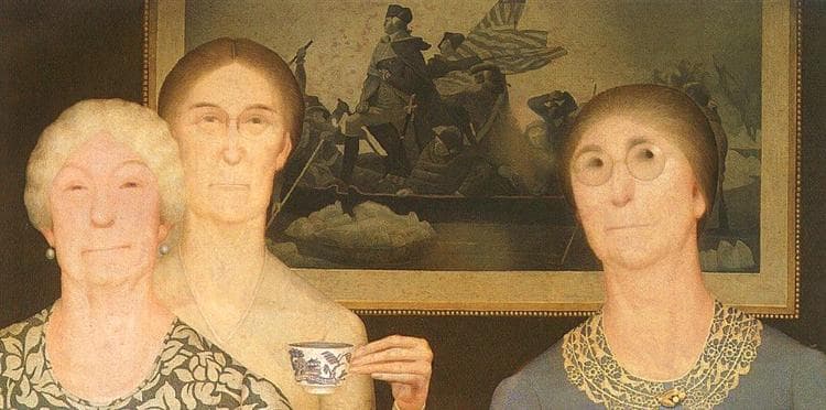 Daughters of Revolution by Grant Wood