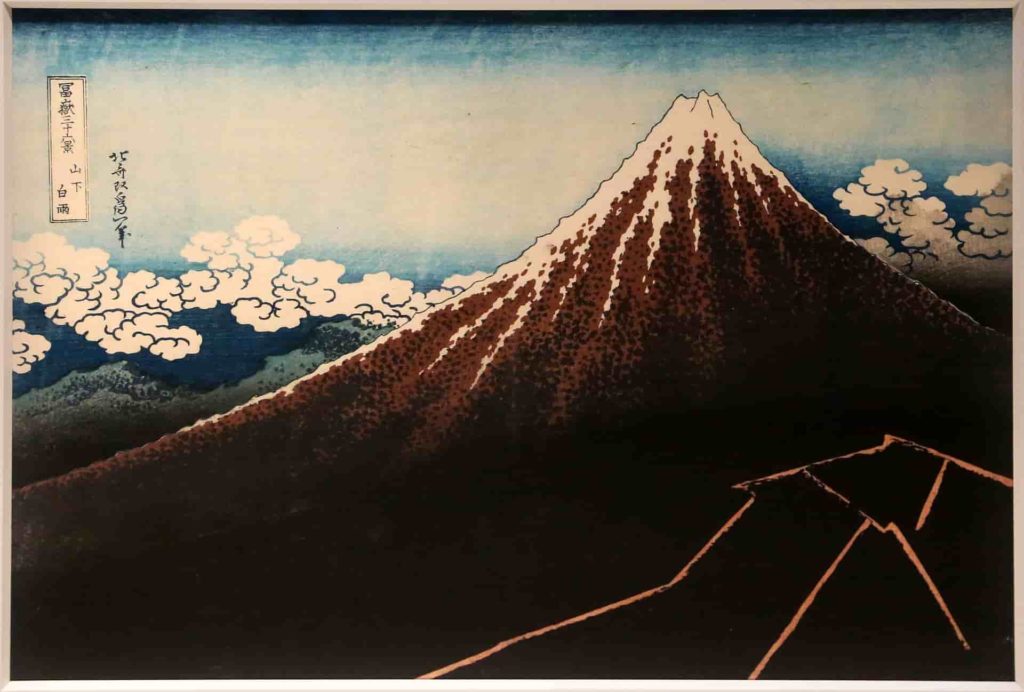Rainstorm Beneath the Summit Hokusai