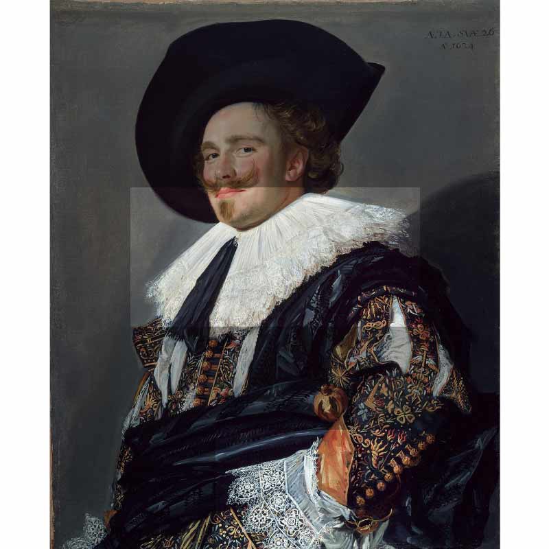 The Laughing Cavalier by Frans Hals. Public Domain