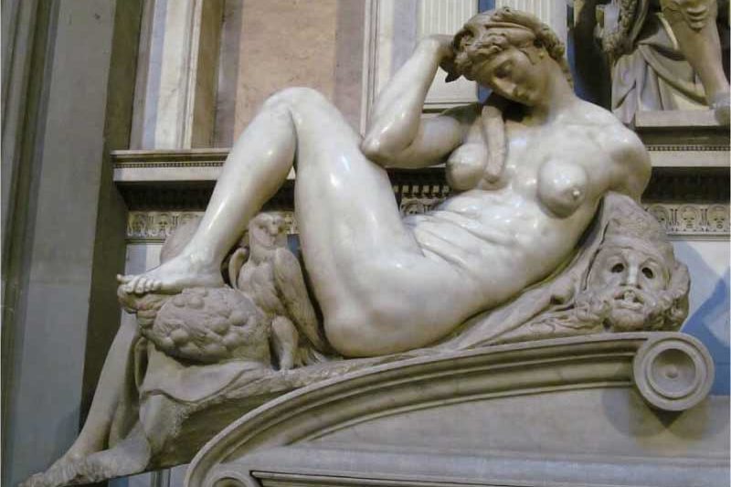 Scultpture by Michelangelo Night