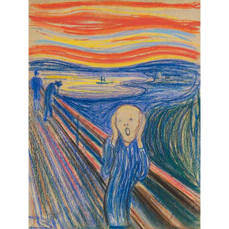 Fact about the scream pastel by Edvard Munch