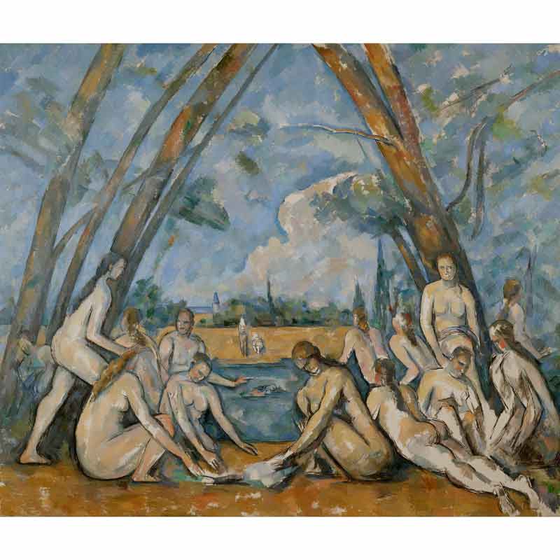 The Large Bathers painting