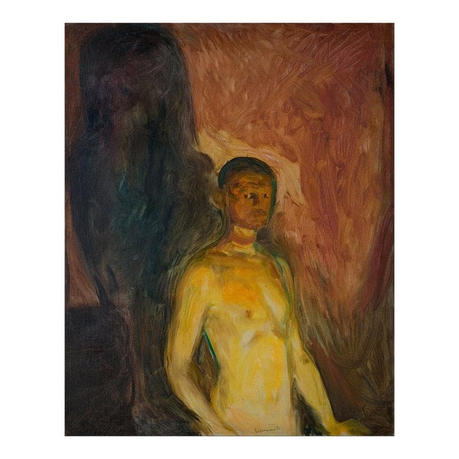 Self-Portrait in Hell by Edvard Munch