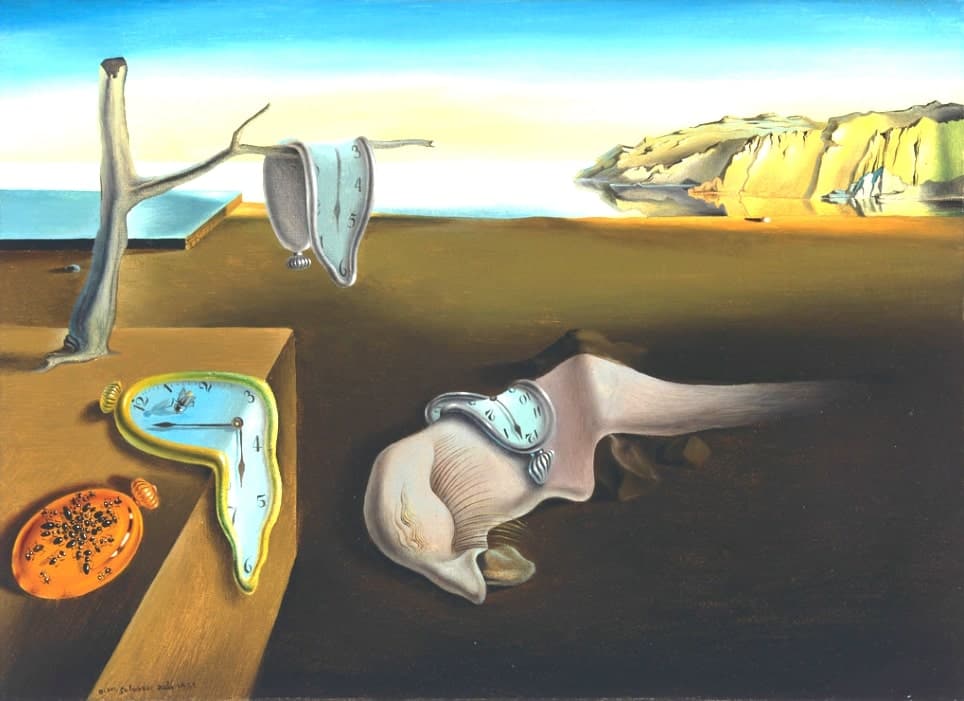 The persistence of memory by Salvador Dali