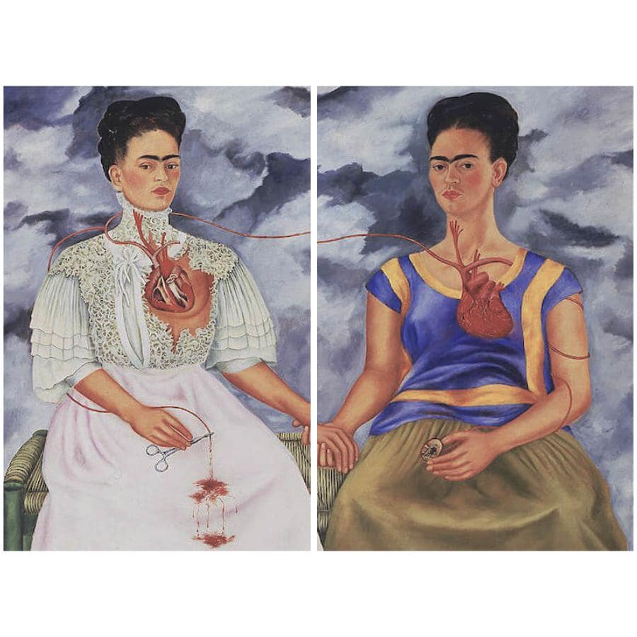 The Two Fridas by Frida Kahlo; A closer look